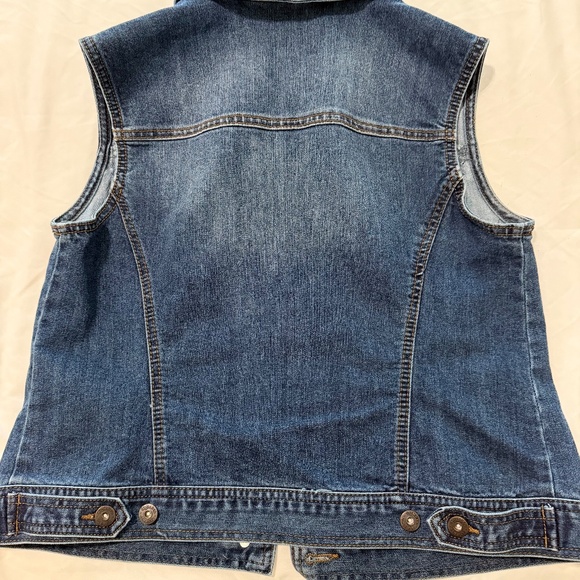 Style & Co Denim Vest, size M - Picture 2 of 3